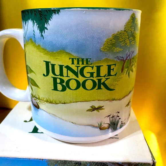 DISNEY STORE EXCLUSIVE 90’s NWT THE JUNGLE BOOK COLLECTIBLE CERAMIC MUG … - Picture 8 of 15